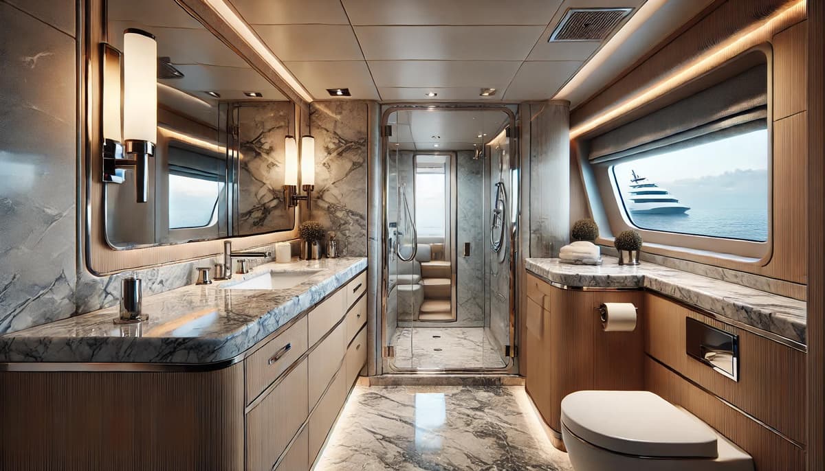 Boat sewage smell repair